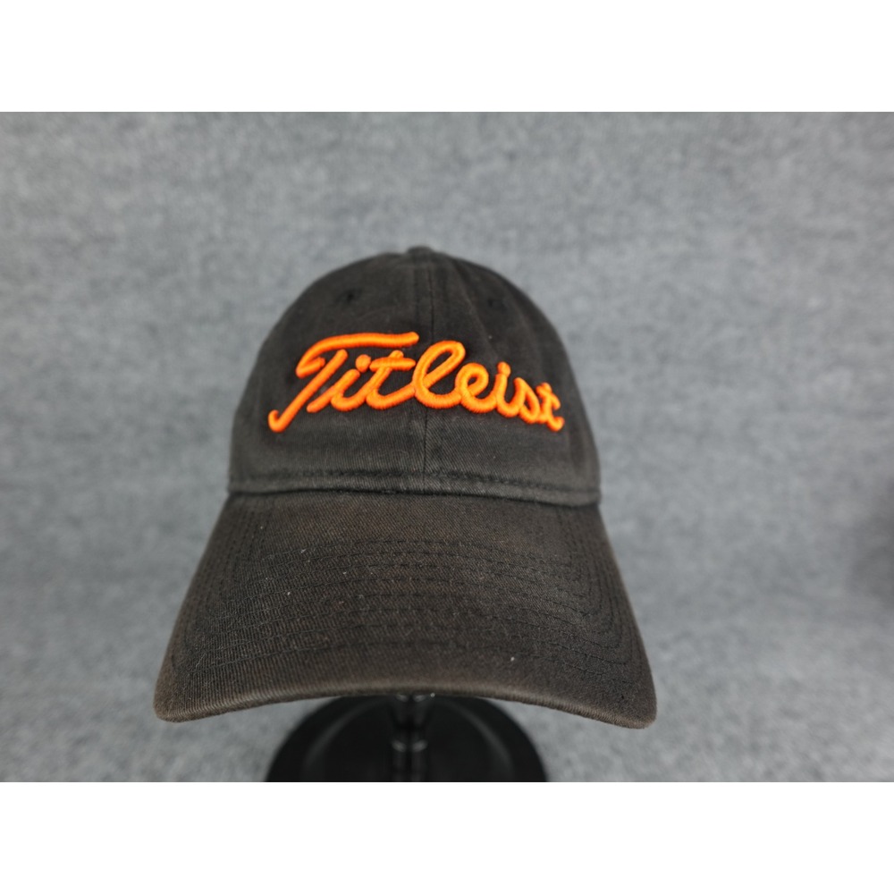 Titleist OSU Go Beavs Orange Embroidered Black Baseball Cap‎ Hat Men